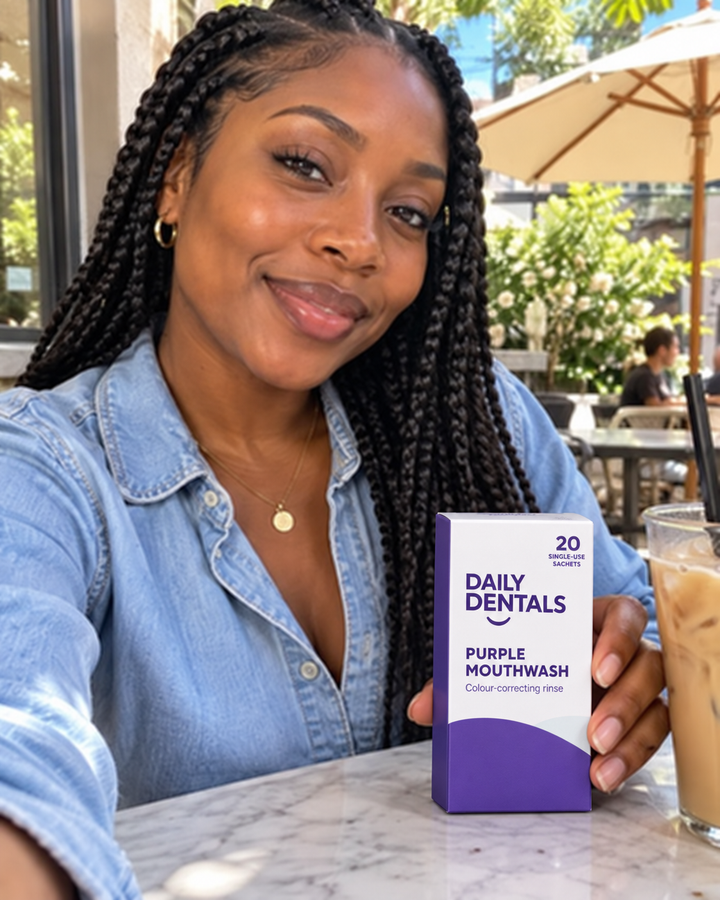 For The Group Photo — Daily Dentals routine idea